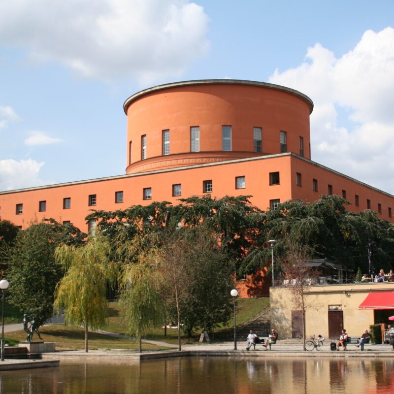 Photograph of Stockholm library in Vasastan