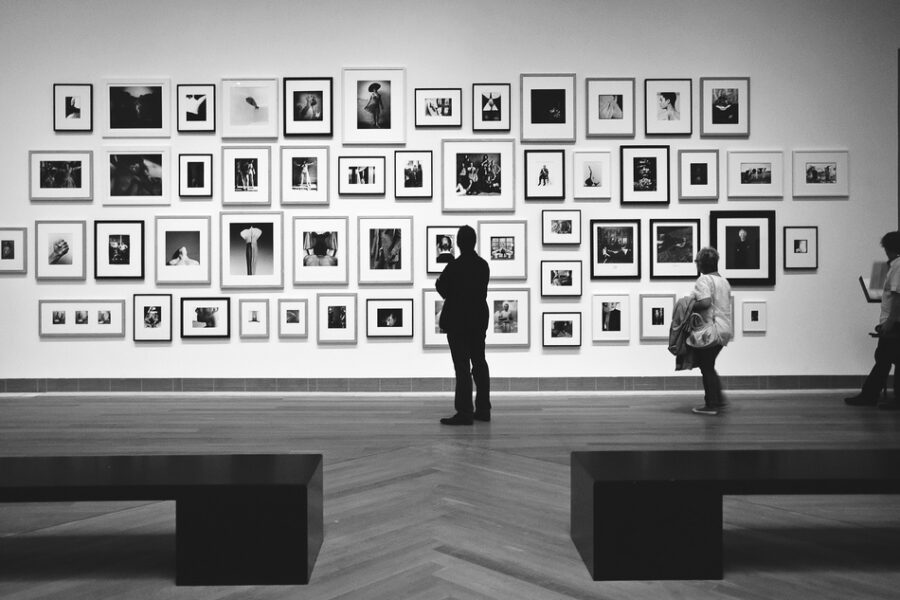 Photograph of gallery at Moderna museet