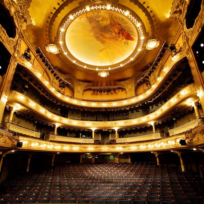 Photograph of interior of The Royal Dramatic Theater in Östermalm